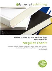 Megillat Taanit,6134307297,9786134307291
