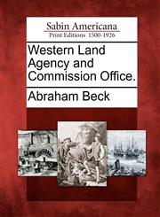 Western Land Agency and Commission Office.,1275838871,9781275838871