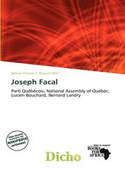 Joseph Facal,6200851557,9786200851550