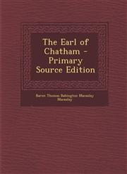 Earl of Chatham,1287516513,9781287516514