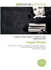 Copie Privée,6134184713,9786134184717