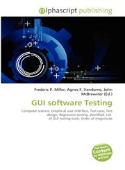GUI software Testing,6133592338,9786133592339