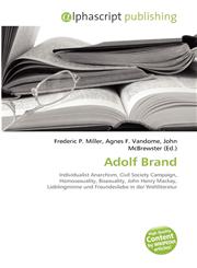 Adolf Brand,6135503979,9786135503975