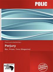 Perjury,6138883543,9786138883548