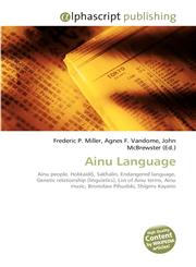 Ainu Language,6130260474,9786130260477