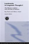 Landmarks in Linguistic Thought Volume I The Western Tradition from Socrates to Saussure 2nd Edition,0415153611,9780415153614