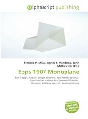Epps 1907 Monoplane,6134192104,9786134192101