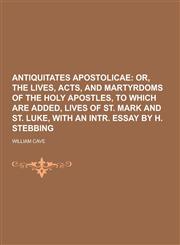 Antiquitates Apostolicae,1230283668,9781230283661