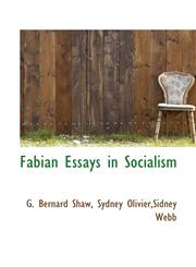 Fabian Essays in Socialism,1110448848,9781110448845