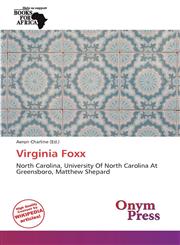 Virginia Foxx,6139022746,9786139022748