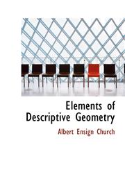 Elements of Descriptive Geometry,1103623184,9781103623181