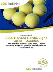 2008 Nordea Nordic Light Open - Doubles,6135975218,9786135975215