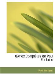 Vres Completes de Paul Verlaine,1116157667,9781116157666