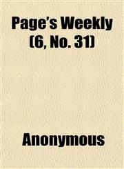 Page's Weekly (6, No. 31),1152475444,9781152475441