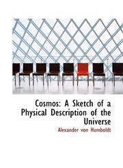 Cosmos A Sketch of a Physical Description of the Universe,1117287009,9781117287003