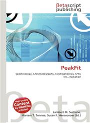 PeakFit,6135209515,9786135209518