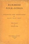 Burmese Folk-Songs 1st Edition