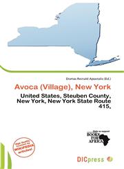Avoca (Village), New York,6201979468,9786201979468