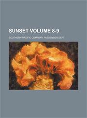 Sunset Volume 8-9,1236529456,9781236529459
