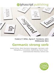 Germanic strong verb,6134247855,9786134247856