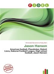 Jason Hanson,6134935727,9786134935722