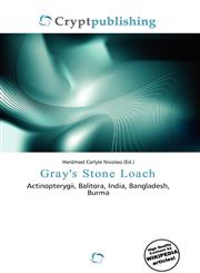 Gray's Stone Loach,6136619822,9786136619828