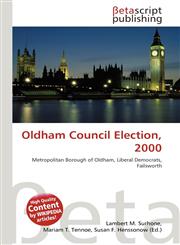 Oldham Council Election, 2000,6135024302,9786135024302