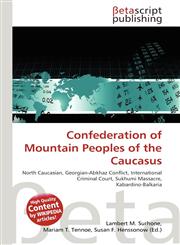 Confederation of Mountain Peoples of the Caucasus,6132410589,9786132410580