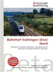 Bahnhof Vaihingen (Enz) Nord,6134742090,9786134742092