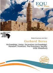 Gerhard Bersu,6139845033,9786139845033