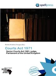 Courts Act 1971,6201633898,9786201633896