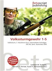Volkssturmgewehr 1-5,613101115X,9786131011153