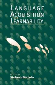 Language Acquisition and Learnability,0521646200,9780521646208