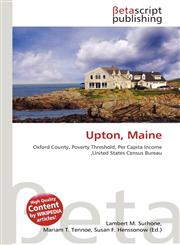 Upton, Maine,6136153343,9786136153346