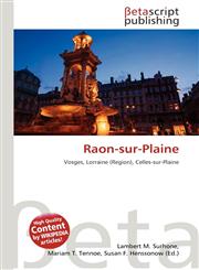 Raon-sur-Plaine,6134840092,9786134840095