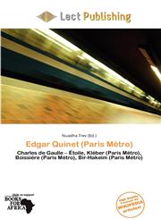 Edgar Quinet (Paris Métro),6136992884,9786136992884