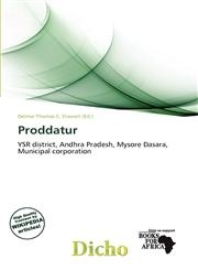 Proddatur,620141956X,9786201419568