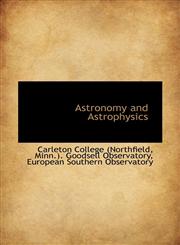 Astronomy and Astrophysics,1110213921,9781110213924
