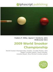 2009 World Snooker Championship,6135628321,9786135628326