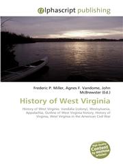 History of West Virginia,6130080778,9786130080778