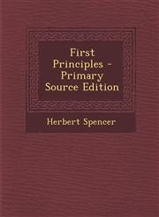 First Principles - Primary Source Edition,1293260193,9781293260197