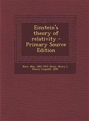 Einstein's theory of relativity - Primary Source Edition,1295646412,9781295646418