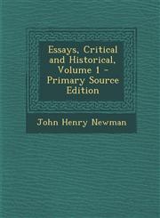 Essays, Critical and Historical, Volume 1 - Primary Source Edition,1295540150,9781295540150