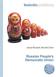 Russian People's Democratic Union,551202809X,9785512028094