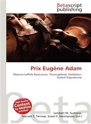 Prix Eugène Adam,6133653140,9786133653146