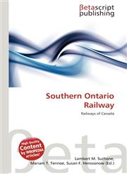 Southern Ontario Railway,6135335529,9786135335521