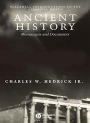 Ancient History Monuments and Documents,1405106581,9781405106580