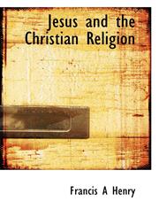 Jesus and the Christian Religion,1117271382,9781117271385