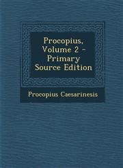 Procopius, Volume 2 - Primary Source Edition,1295599554,9781295599554