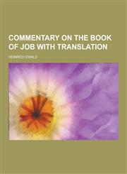 Commentary on the Book of Job with Translation,1230199675,9781230199672
